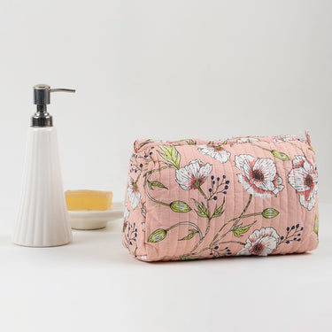 Block Print Lightweight Toiletry Bag