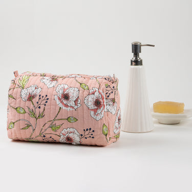 Block Print Lightweight Toiletry Bag