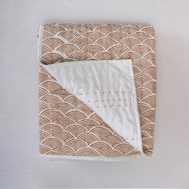Block Printed Cotton Baby Blankets
