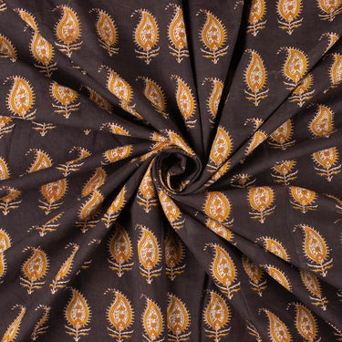 Block Printed Cotton Fabric for Women Clothing
