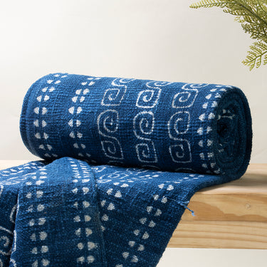 Hand Block Geometrical Print Cotton Throws for Sofas and Couch Decor