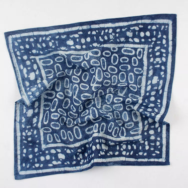 Blue Bandana Cotton Hand Block Print for Women