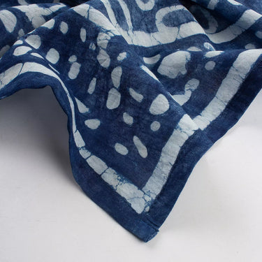Blue Bandana Cotton Hand Block Print for Women
