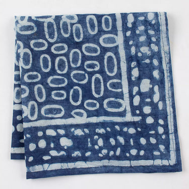Blue Bandana Cotton Hand Block Print for Women