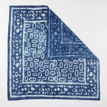 Blue Bandana Cotton Hand Block Print for Women