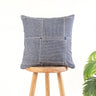 Blue Hand Block Print Cotton Canvas Cushion Cover