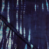 Blue Handmade Tie Dye Shibori Cotton Fabric