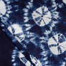 Blue Shibori Tie and Dye Fabric For Kurti