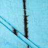 Blue Stripe Tie Dye Shibori Cotton Fabric For Kurti