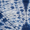 Blue Tie And Dye Shibori Cotton Fabric