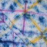 Blue Tie Dye Cotton Shibori Fabric