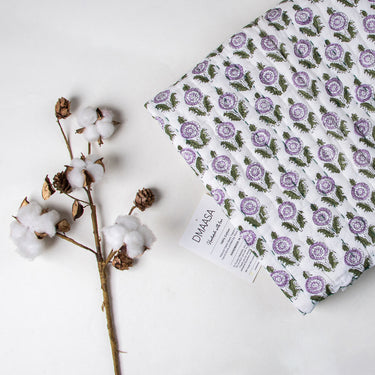 Booti Floral Printed Cotton Kantha Baby Blankets