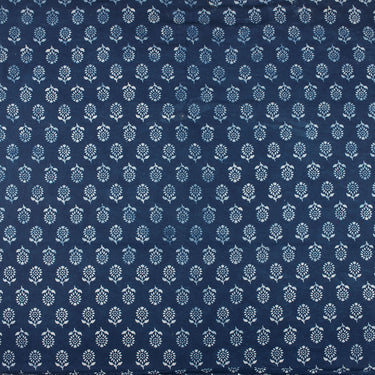 Booti Hand Block Print Indigo Fabric