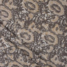 Brown Abstract Cotton Dabu Kashish Block Printed Fabric