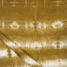 Brown And White Pure Cotton Tie Dye Shibori Fabric