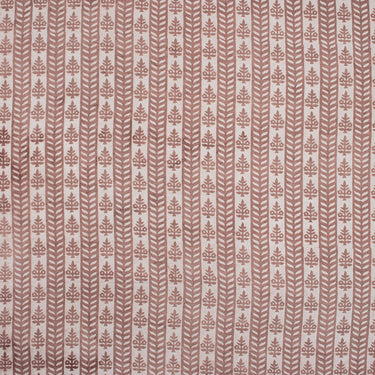 Brown Dabu Kashish Hand Block Print Cotton Fabric