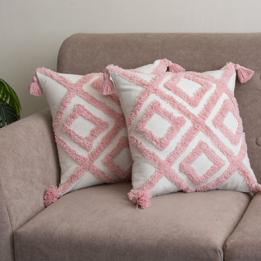 Cotton Tufted Cushion Cover Set of 5