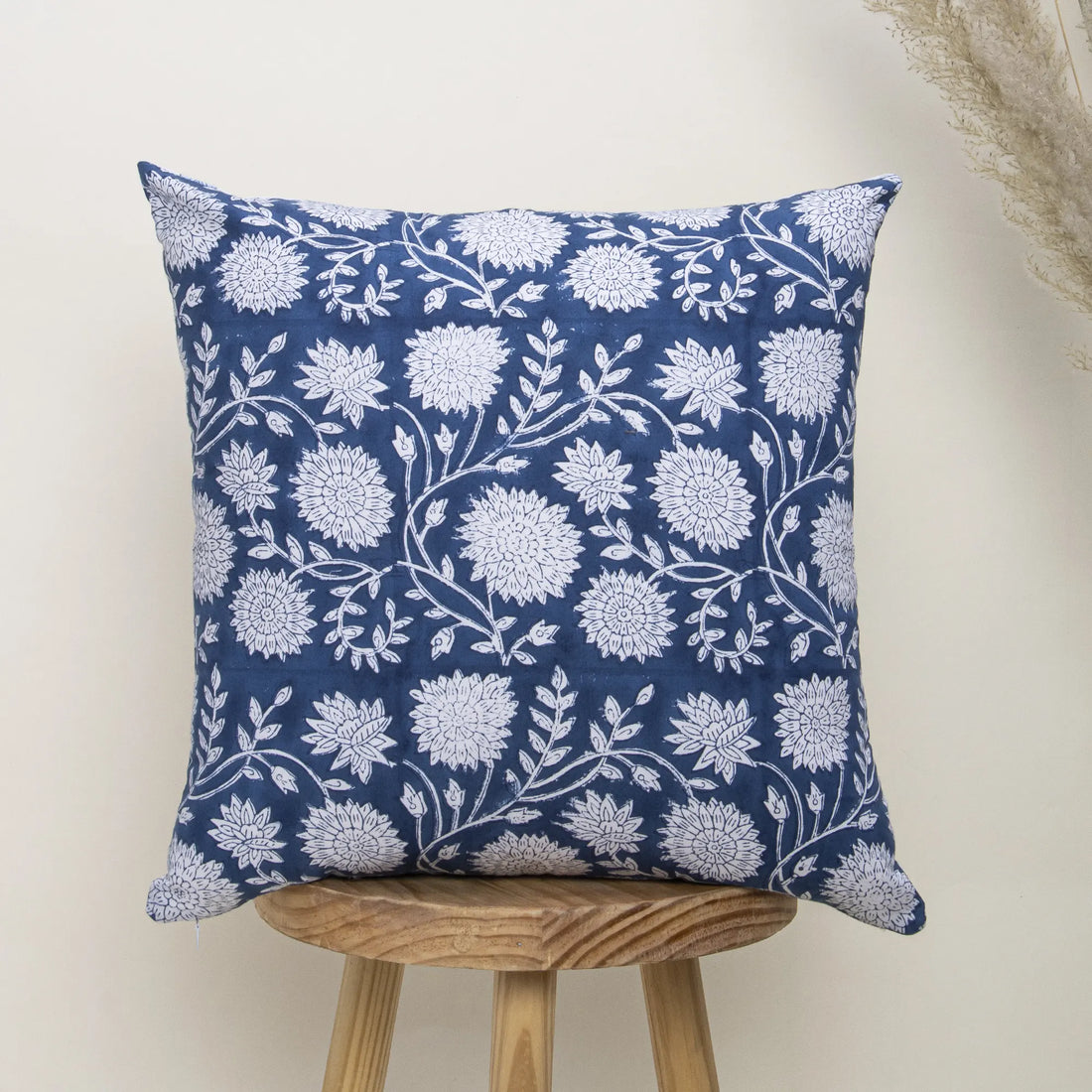 Jaipur Block Print Reversible Cotton Couch Cushion Cover Online