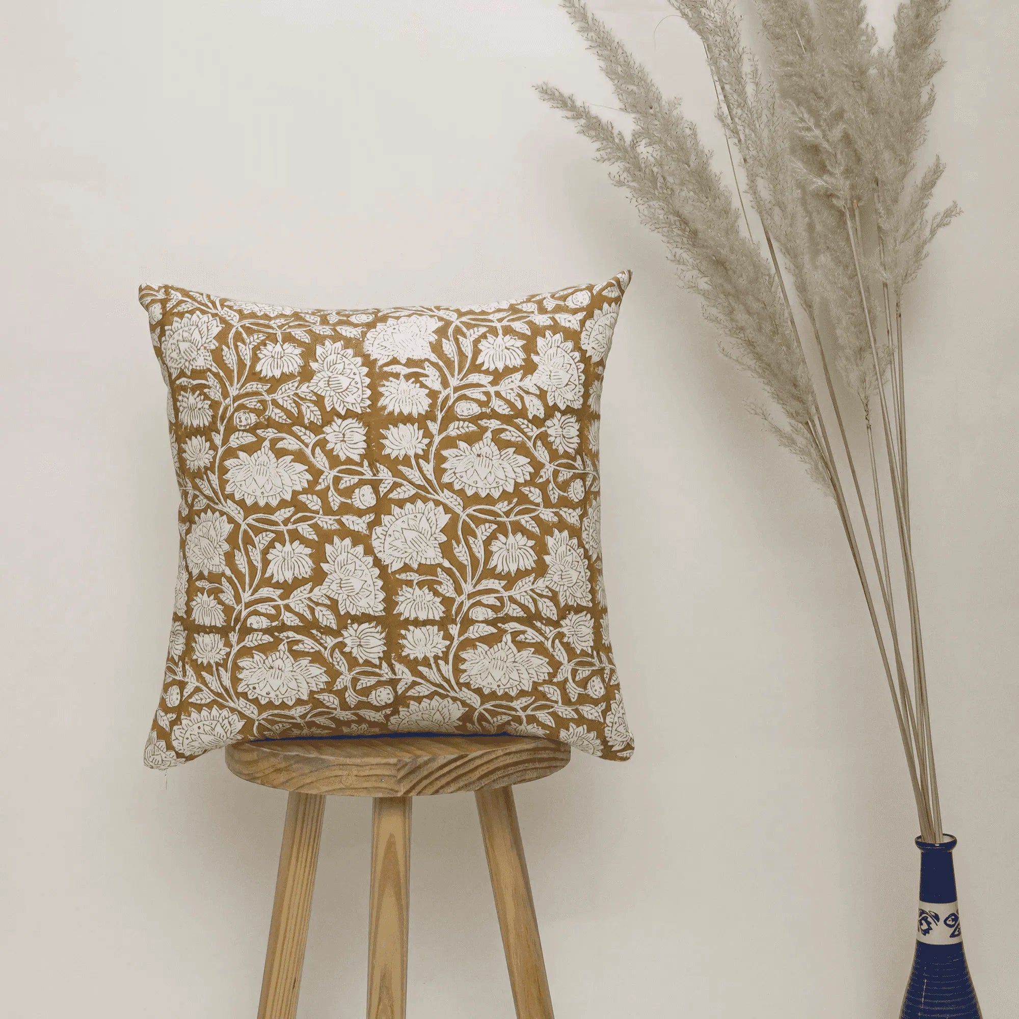 Jaipur Hand Block Print Reversible Sofa Cushion Cover Set Online