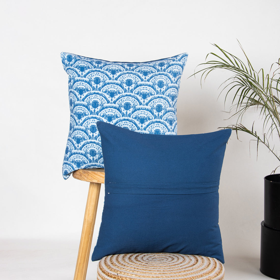 Indian Block Print Reversible Cotton Sofa Personalised Cushions Online