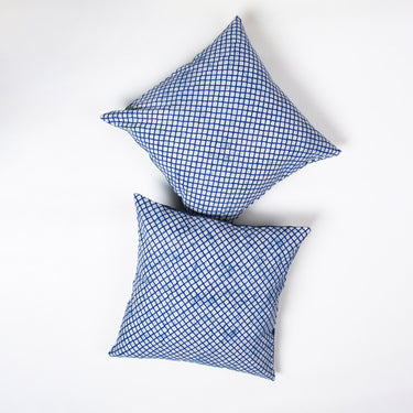 Geometrical Hand Block Printed Cotton Sofa Cushion Covers Online