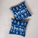 18x18 Cushion Covers Elephant Hand Block Printed Cotton Online