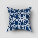 Hand Block Blue Floral Printed Cotton Cushion Cover Online