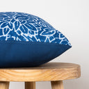 Cushion Covers Hand Block Indigo Blue Floral Print Online