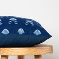 Luxury Cushion Covers Hand Block Indigo Floral Printed Cotton Online