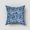 Soft Cushion Hand Block Indigo Leaf Printed Pure Cotton Cover Online