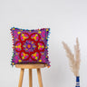 Cushion Covers Cotton Embroidered Pom Pom Jaipuri Cover