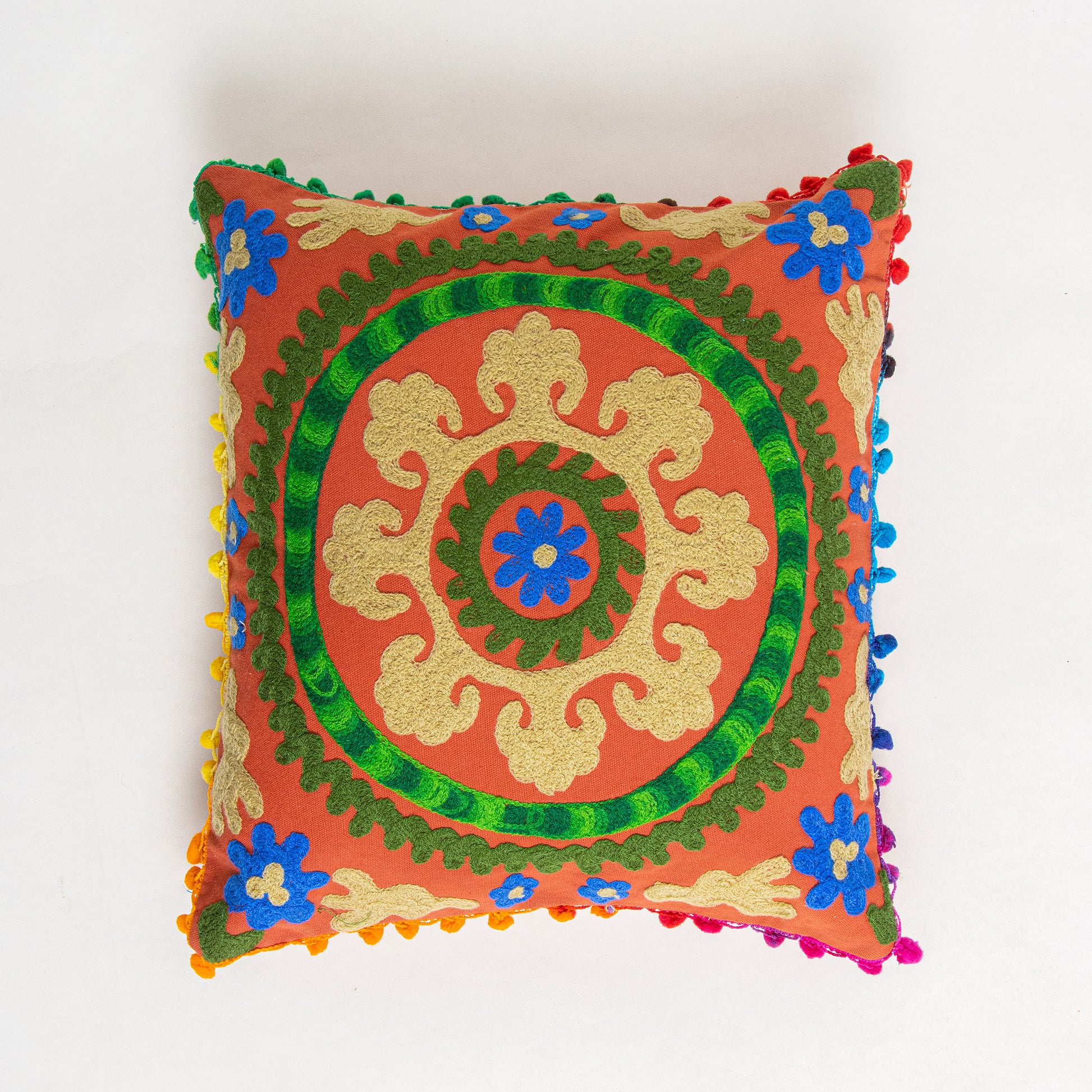 Cotton Embroidered Cushion Covers