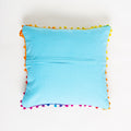 Sky Blue Rangoli Kashmiri Embroidered Cushion Covers