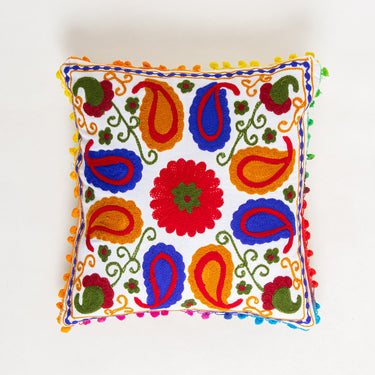 Embroidered Cotton Cushion Covers Online