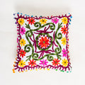 Cushion Cover Design: Handmade Cotton Embroidered