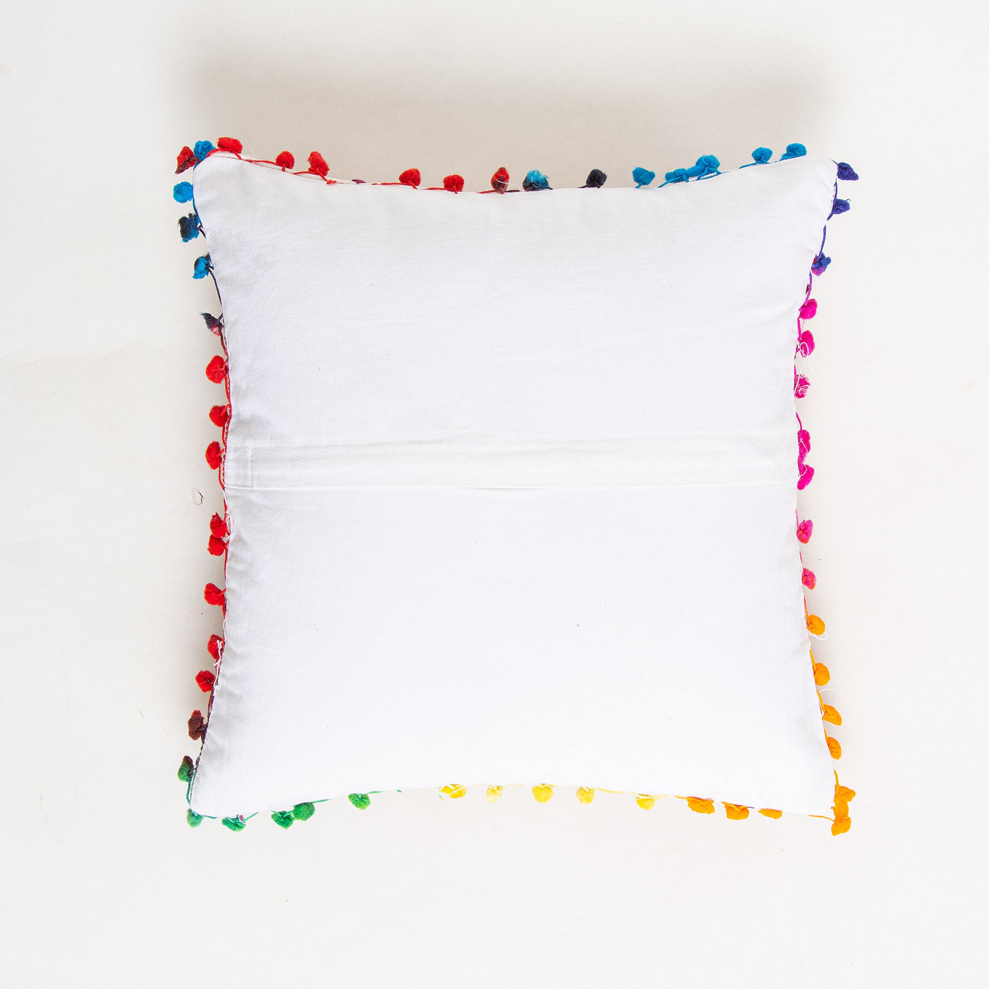 Cushion Cover Design: Handmade Cotton Embroidered