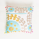 Cotton Hand Work Embroidered Cushion Cover 16x16