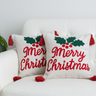 Christmas Themed Tufted Cushion Cover Set
