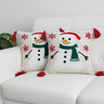 Christmas-Themed Tufted Cushion Cover Set
