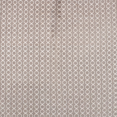 Circle Grey Dabu Kashish Cotton Hand Block Print Fabric