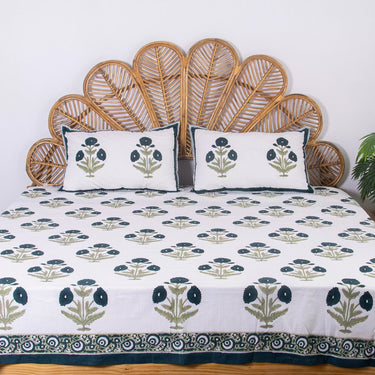Corporate Gifts Cotton Jaipuri Bedsheet Gift Set With Pillow Cover