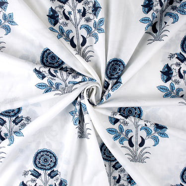 Cotton Boota Design Hand Block Print Fabric