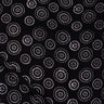 Cotton Hand Block Printed Black & White Fabric 