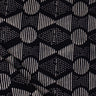 Cotton Hand Block Printed Black and White Fabric