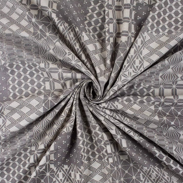 Cotton Hand Block Printed Dabu Kashish Dress Fabric