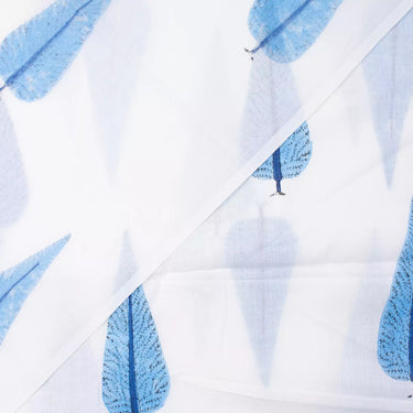 Cotton Jaipuri Leaf Hand Block Printed Dress Fabric Cloth 