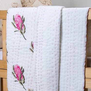Cotton Kantha Homemade Baby Quilts