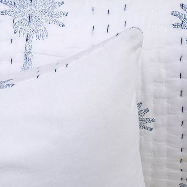 Cotton Kantha Soft Quilted Pillow Cover 