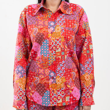 Cotton Printed Cord Set For Women