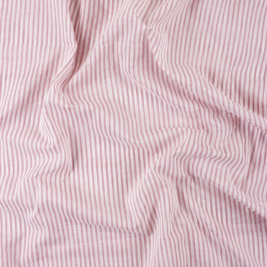 Cotton Striped Hand Block Print Fabric